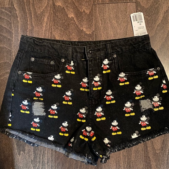 Forever 21 Pants - Mickey Mouse denim shorts